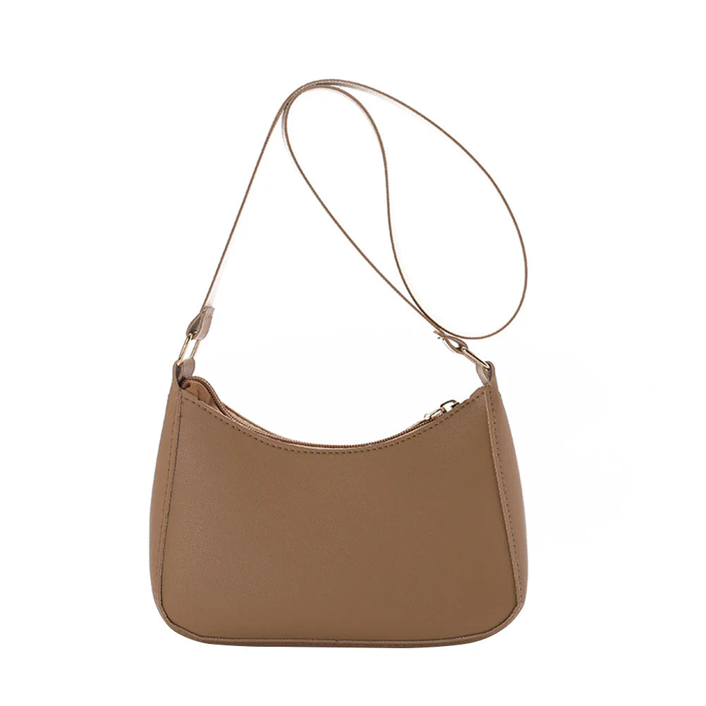 Diana | Women's Retro Solid Colour Leather Crossbody Shoulder Bag