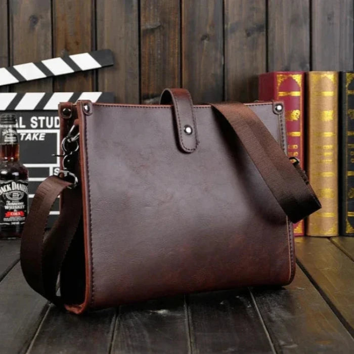 Elijah | Men's Retro Business Crossbody Sling Leather Bag