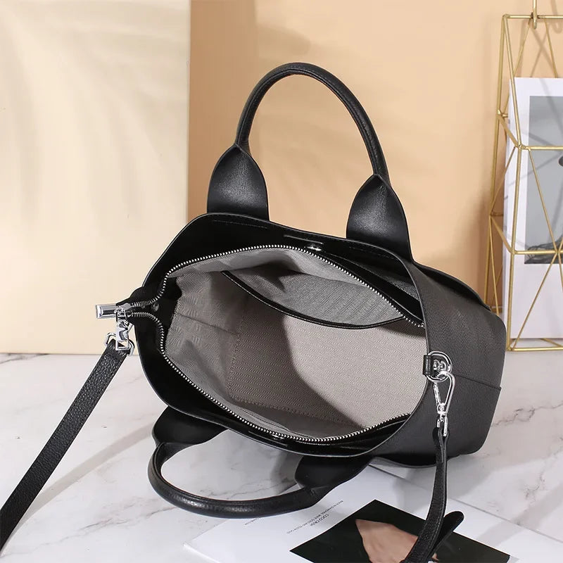 Elena | Women's Minimalist Leather Crossbody Sling Handbag