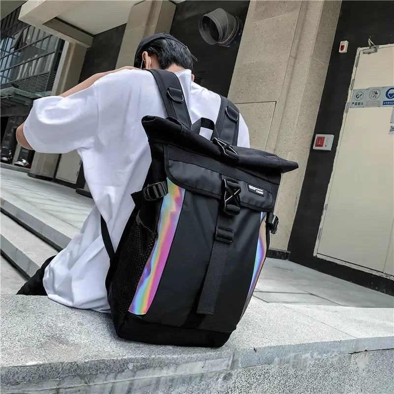 Luna | Women's Large Capacity Reflective Travel Laptop Backpack
