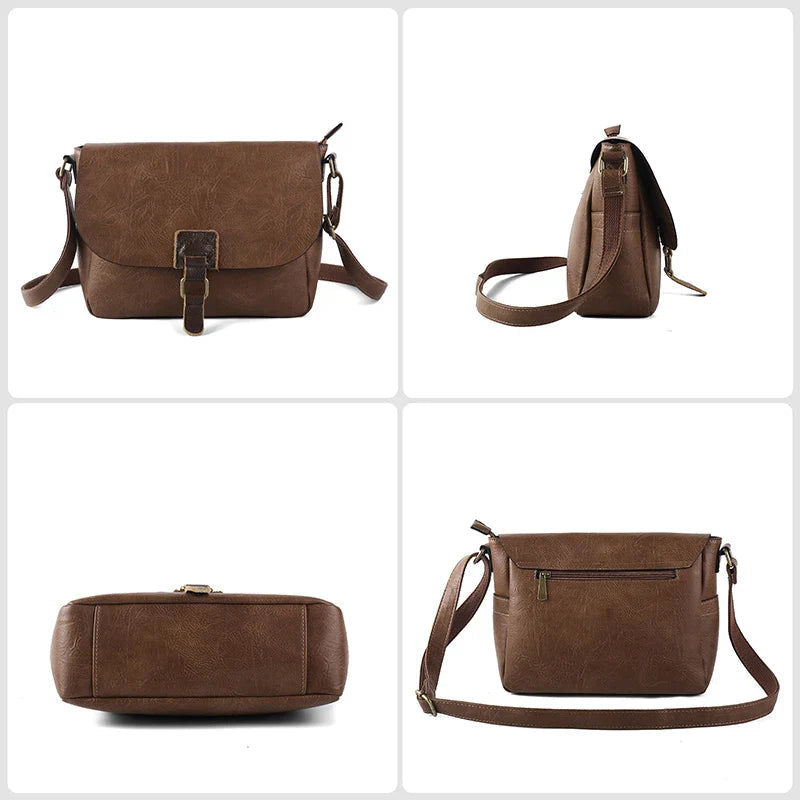 Liam | Men's PU Leather Crossbody Messenger Bag