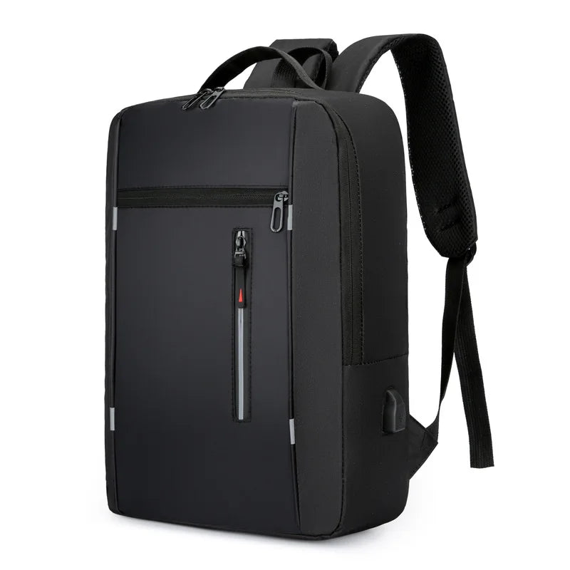Parker | Men's Lightweight Nylon Large Travel Rucksack Laptop Backpack with USB Charging Port