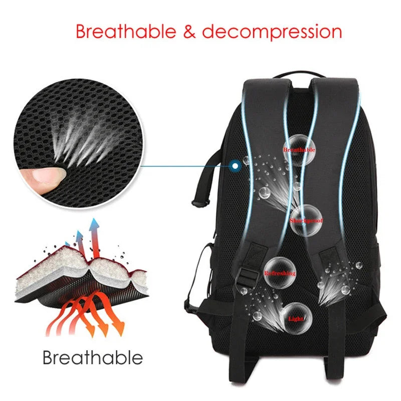Waterproof DSLR Camera Backpack with Tripod Holders