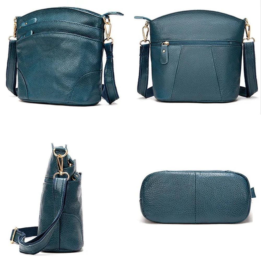Grace | Women's Vintage Leather Large Crossbody Sling Bag