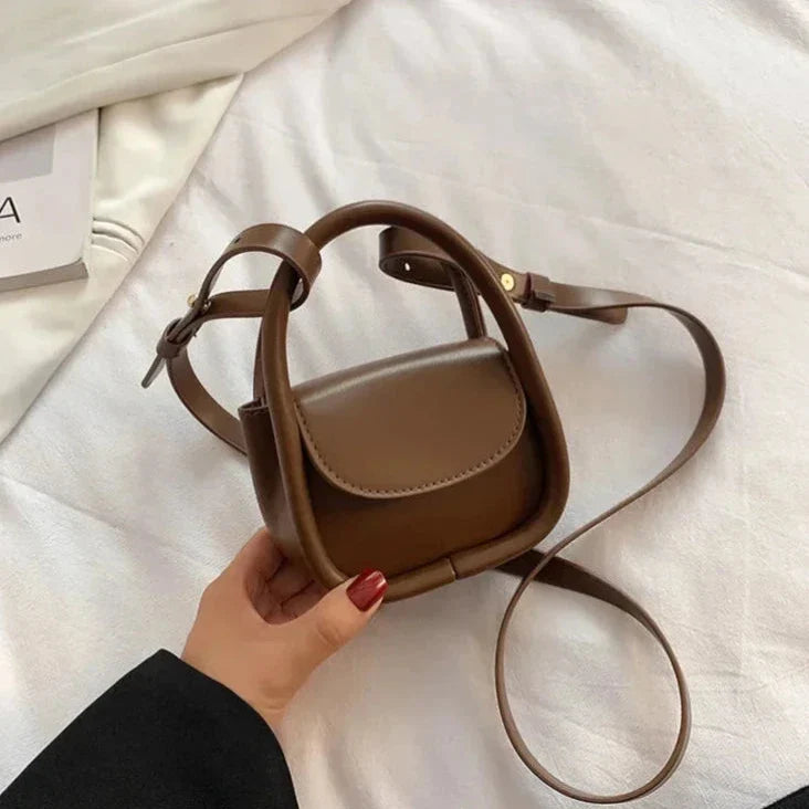 Emma | Women's Mini Vintage Crossbody Sling Saddle Bag
