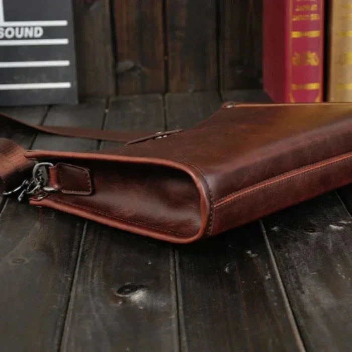 Elijah | Men's Retro Business Crossbody Sling Leather Bag