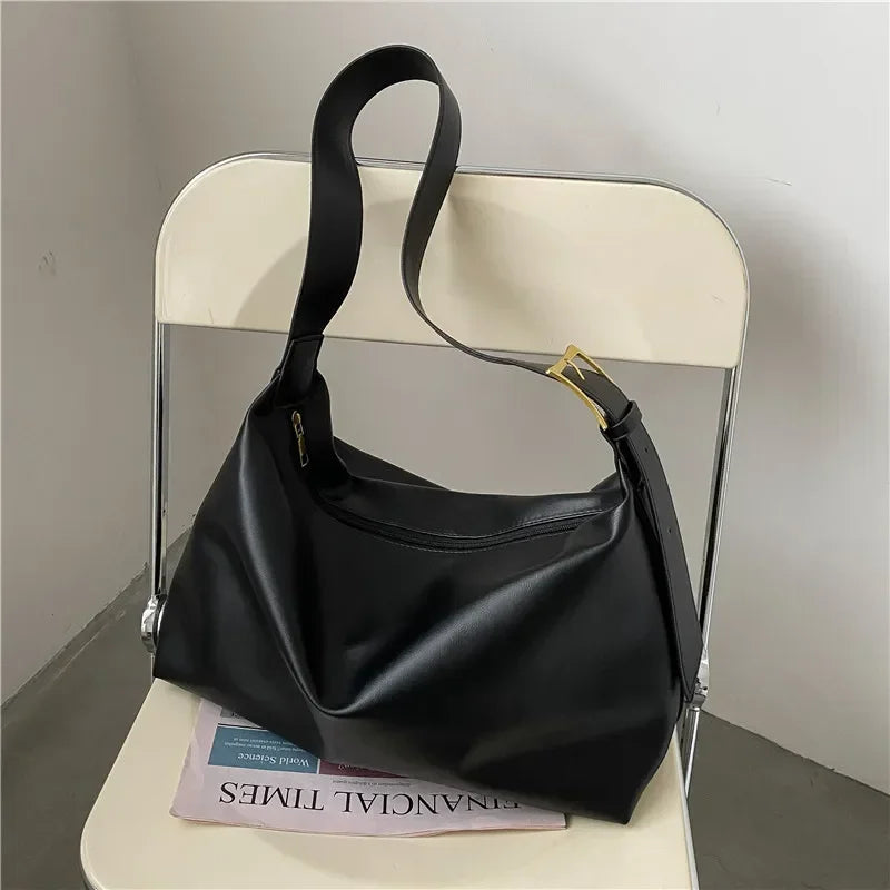 Clara | Women's Casual Genuine Leather Large Crossbody Messenger Tote Bag