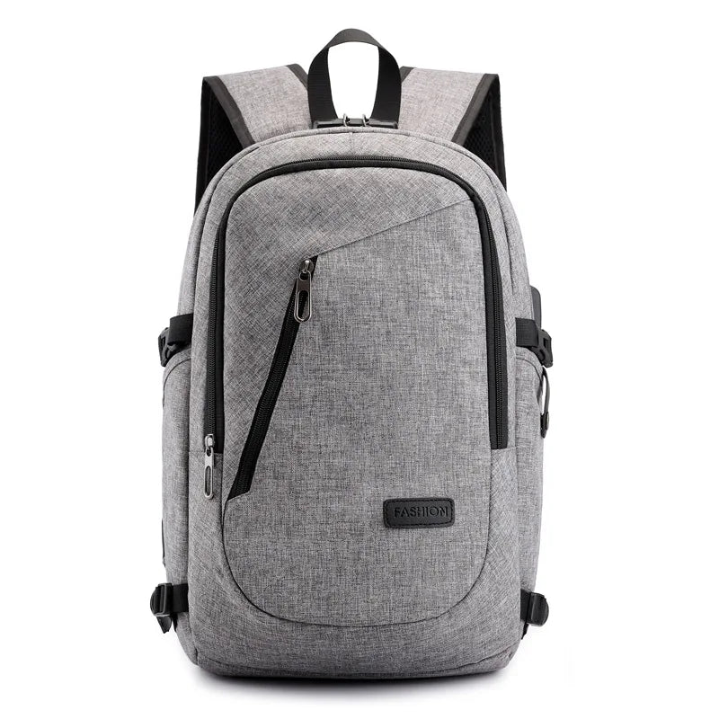 James | Men's Anti-Theft Laptop Travel Backpack with USB Charging Port