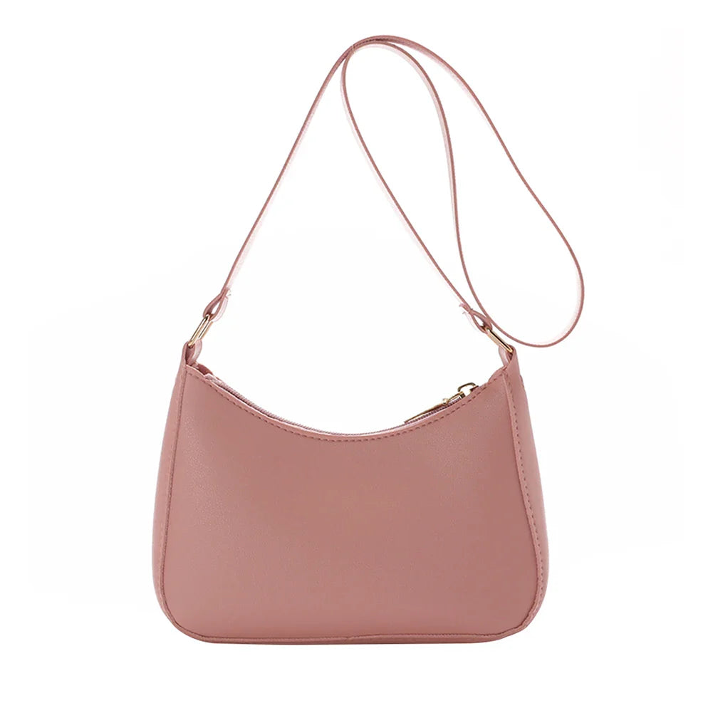 Diana | Women's Retro Solid Colour Leather Crossbody Shoulder Bag