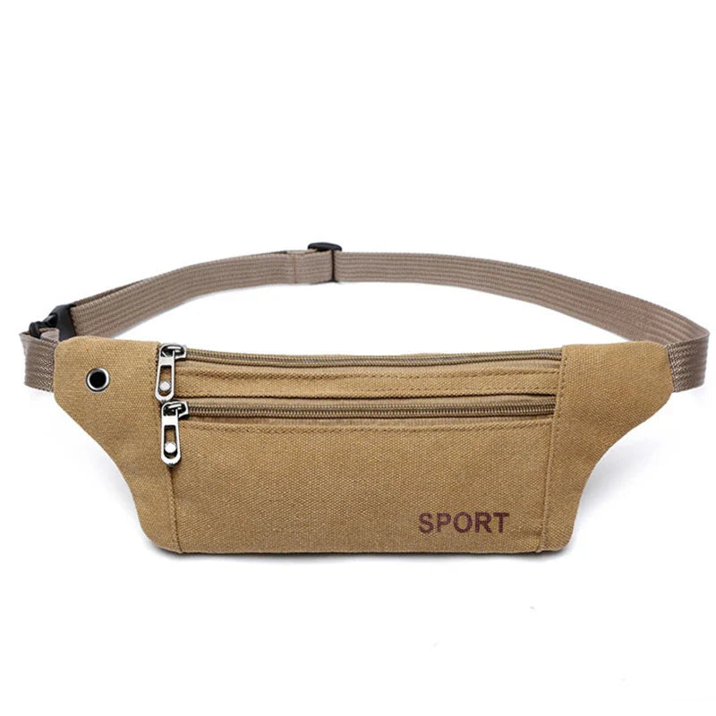 Ben | Canvas Slim Anti-Theft Crossbody Bum Bag