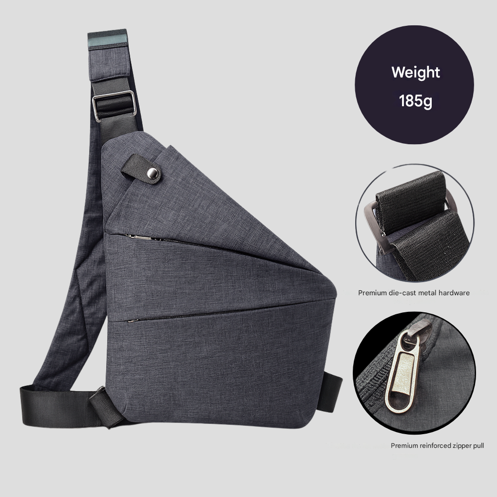 Anti-Theft Travel Crossbody Bag Secure Lightweight Organizer for Daily Use