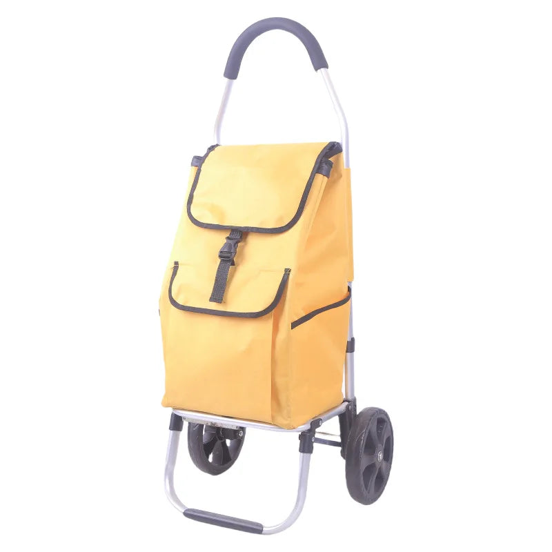 Lightweight Foldable Shopping Trolley for Convenient Everyday Use