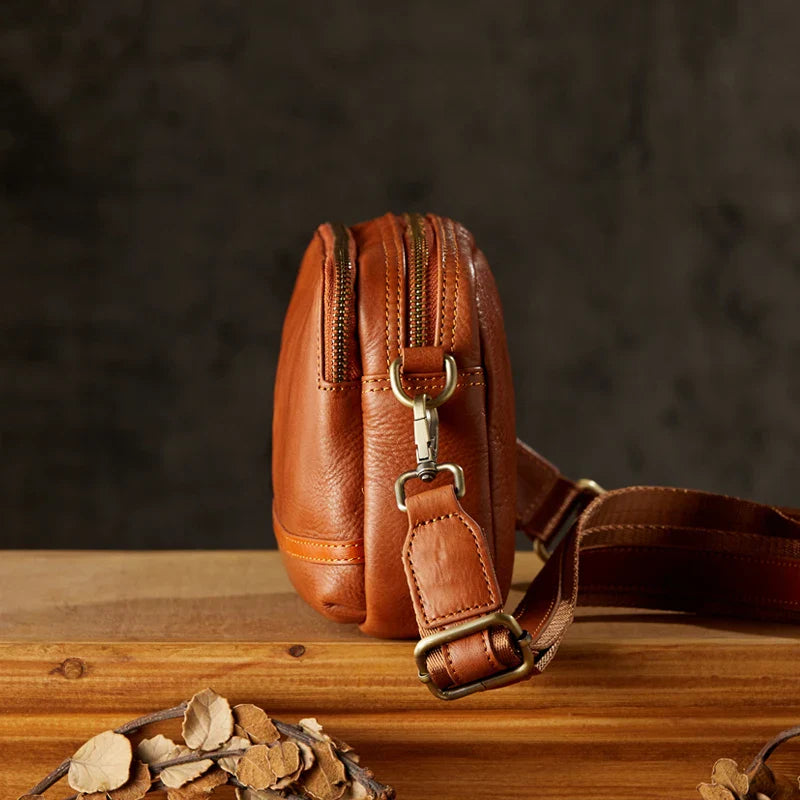 Noah | Men's Retro Genuine Leather Crossbody Sling Bag