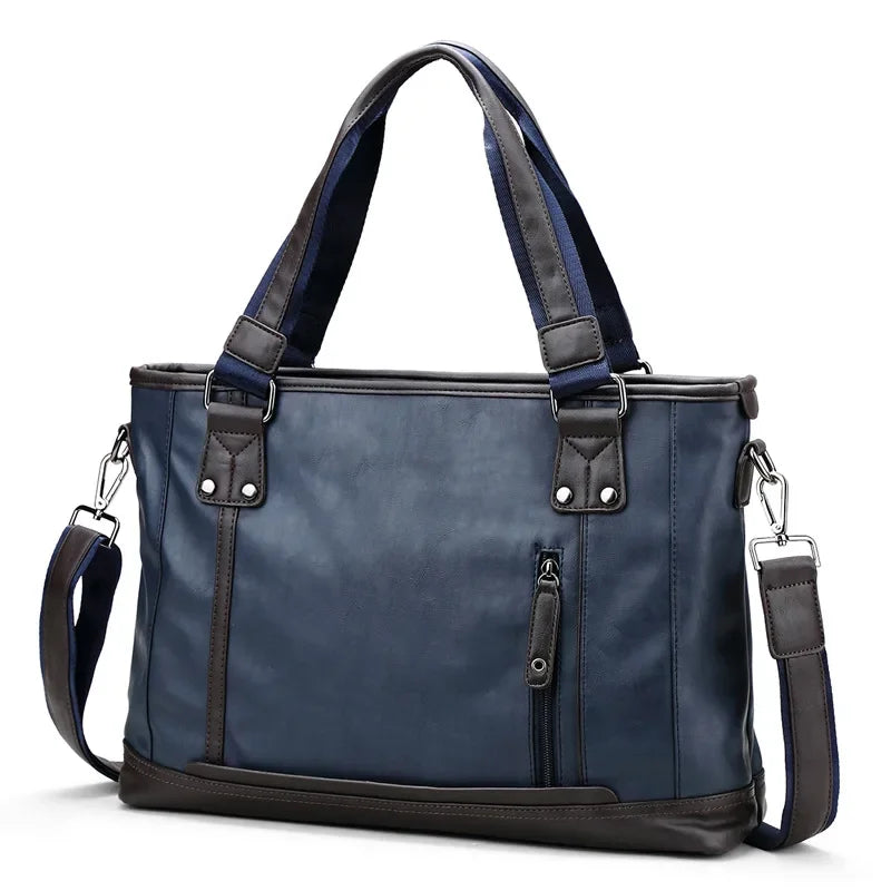 Logan | Stylish Men’s PU Leather Travel Crossbody Messenger Bag