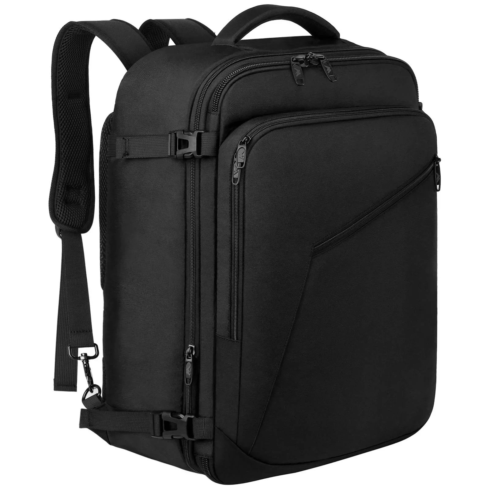 45L Expandable Waterproof Large Men's Travel Hiking Laptop Carry On Backpack