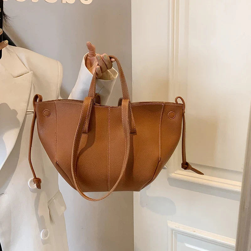 Women's Vintage Structured Design Shoulder Bag