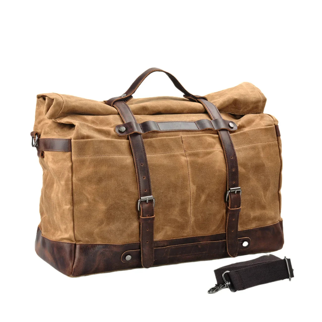 Emmett | Vintage-Style Men's Canvas Large Garment Duffle Bag