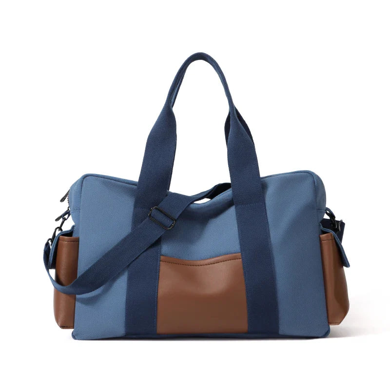 Noah | Men's Vintage Canvas Large Travel Crossbody Messenger Tote Bag