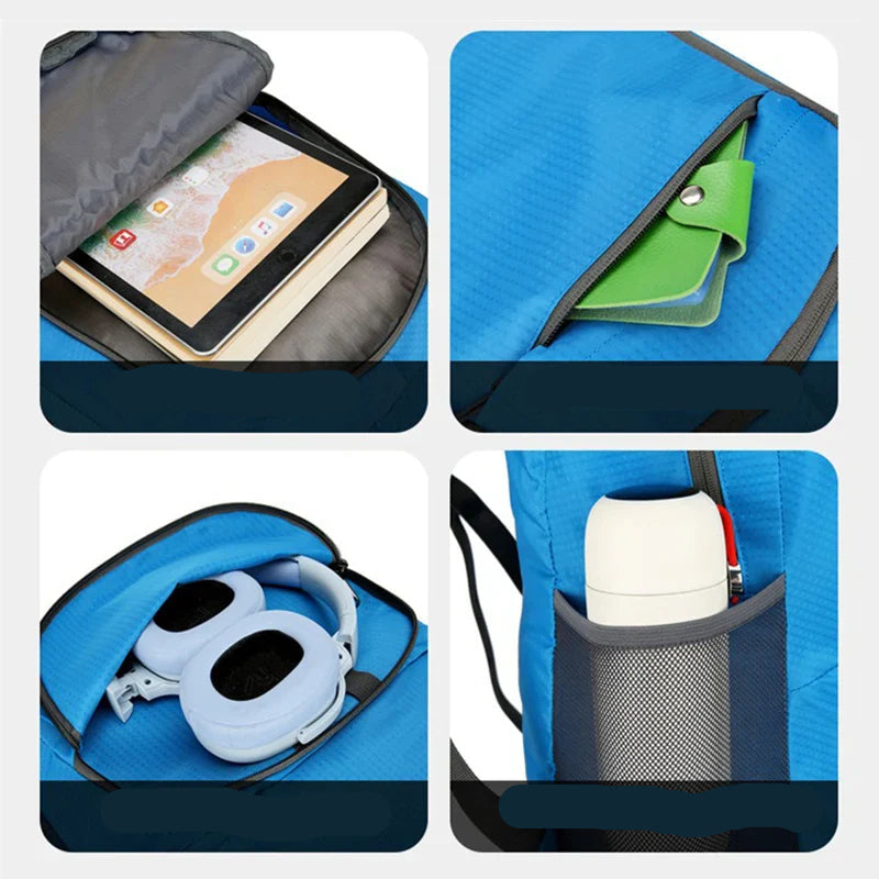 Olivia | Ultra Lightweight Foldable Travel Rucksack Hiking Backpack