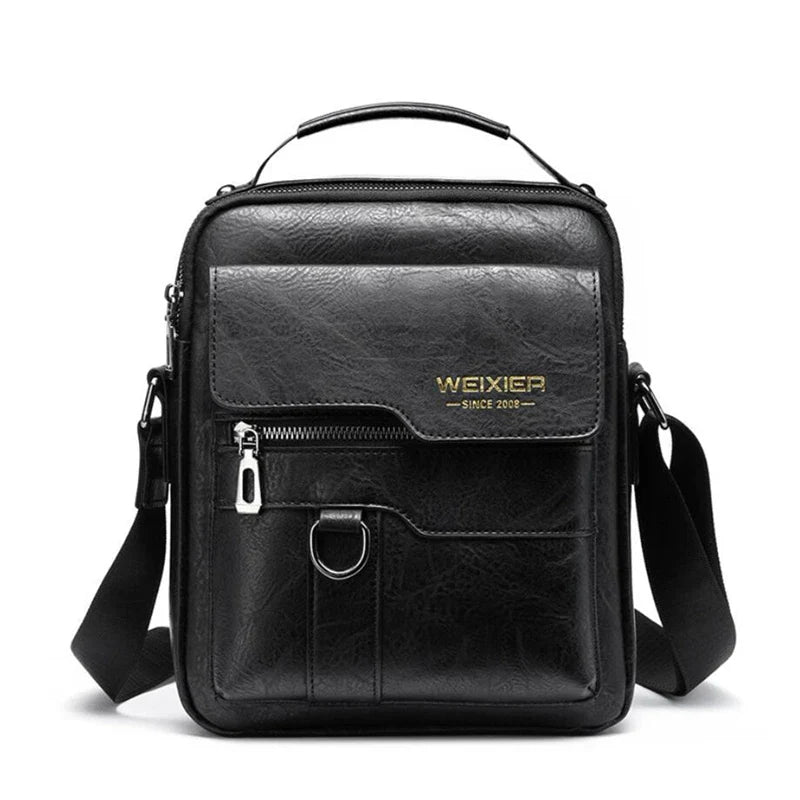 Kevin | Men's PU Leather Small Crossbody Messenger Bag