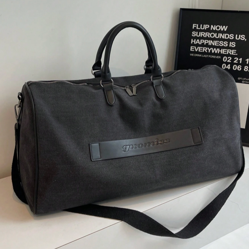 Louis | Vintage Canvas Weekender Garment Duffle Bag