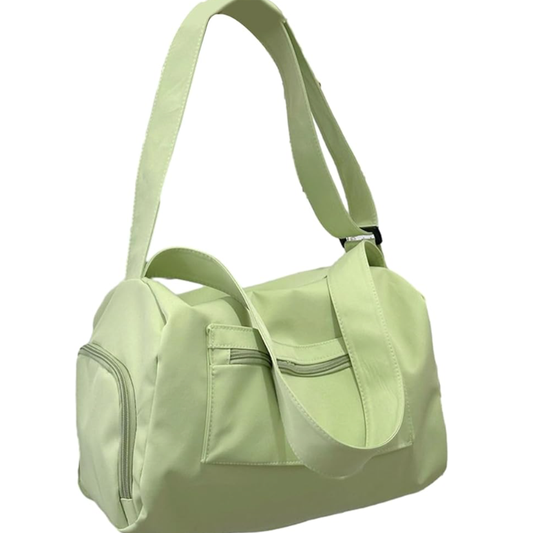 Jade | Nylon Sports Garment Duffle Bag with Shoe Compartment