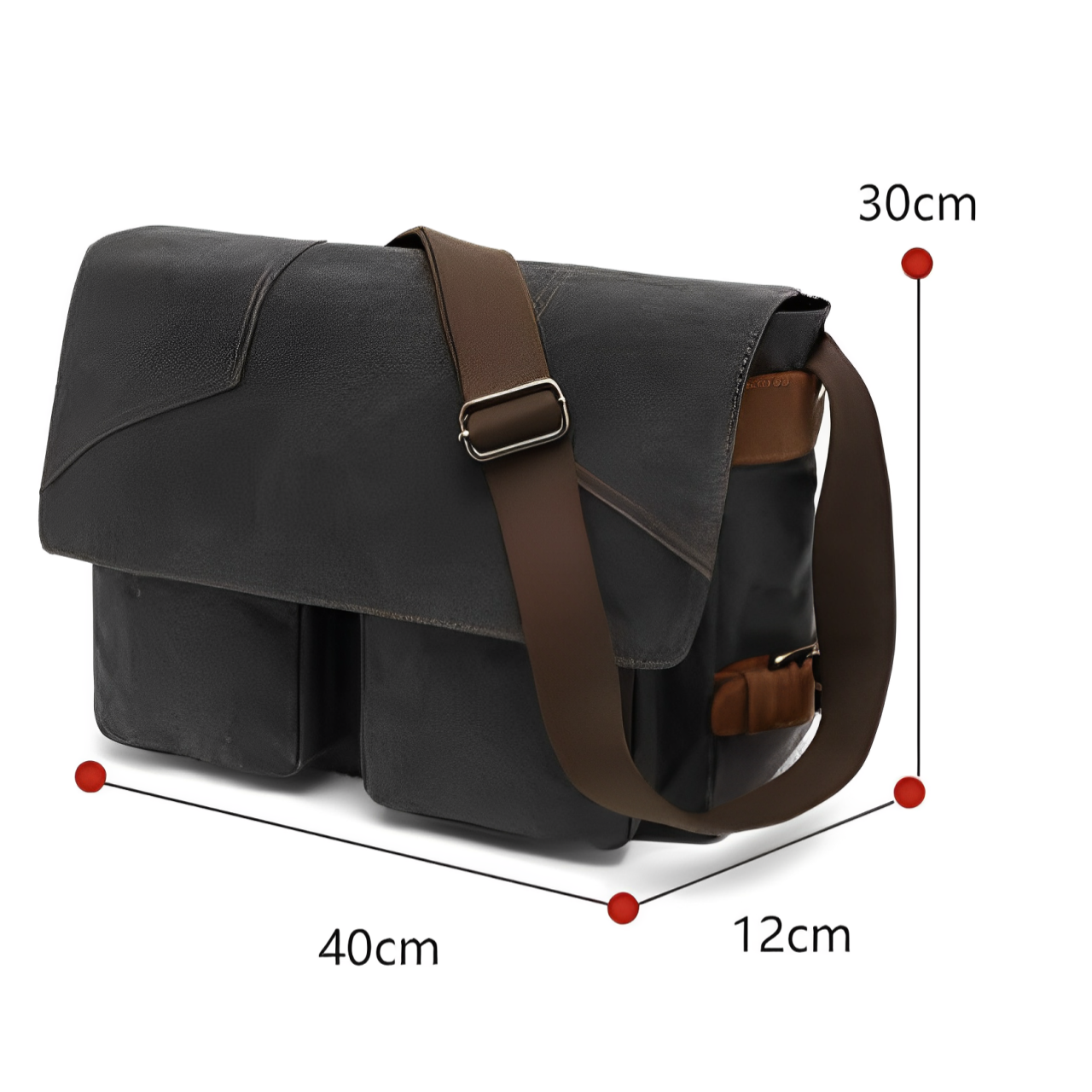 Ethan | Waterproof Canvas Crossbody Messenger Bag