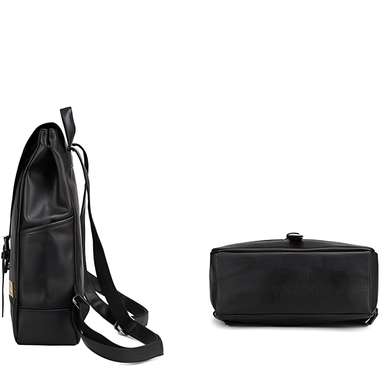 Leo | Men's Vegan Leather Carry On Travel Laptop Backpack