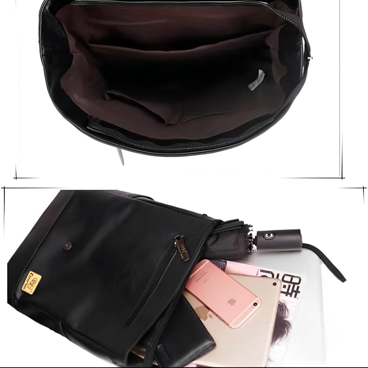 Leo | Men's Vegan Leather Carry On Travel Laptop Backpack