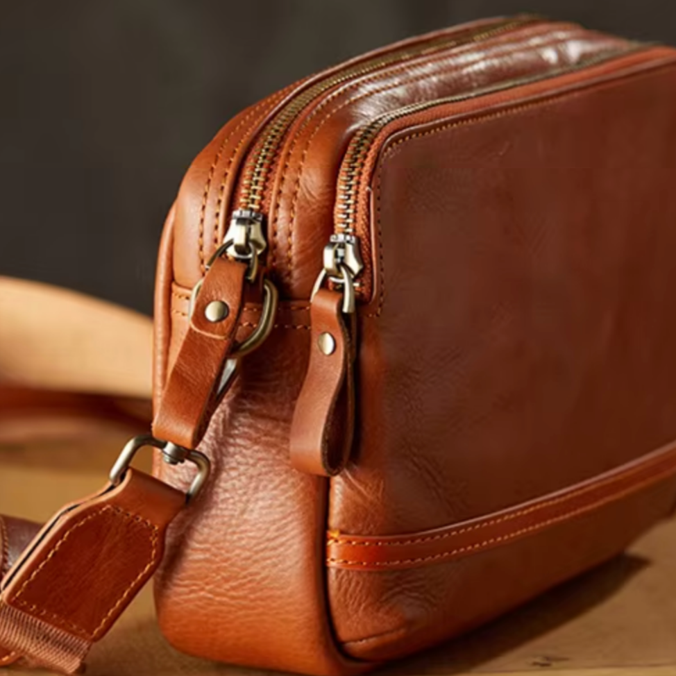 Noah | Men's Retro Genuine Leather Crossbody Sling Bag