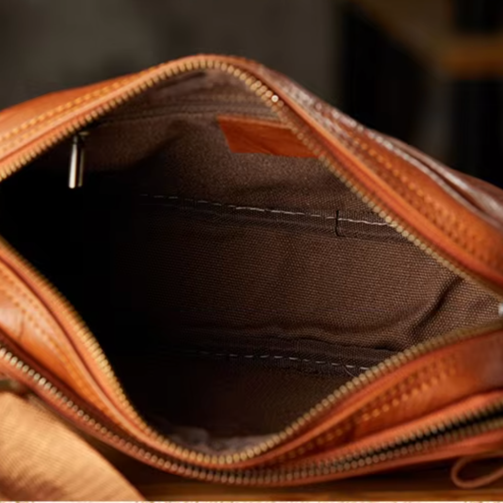 Noah | Men's Retro Genuine Leather Crossbody Sling Bag