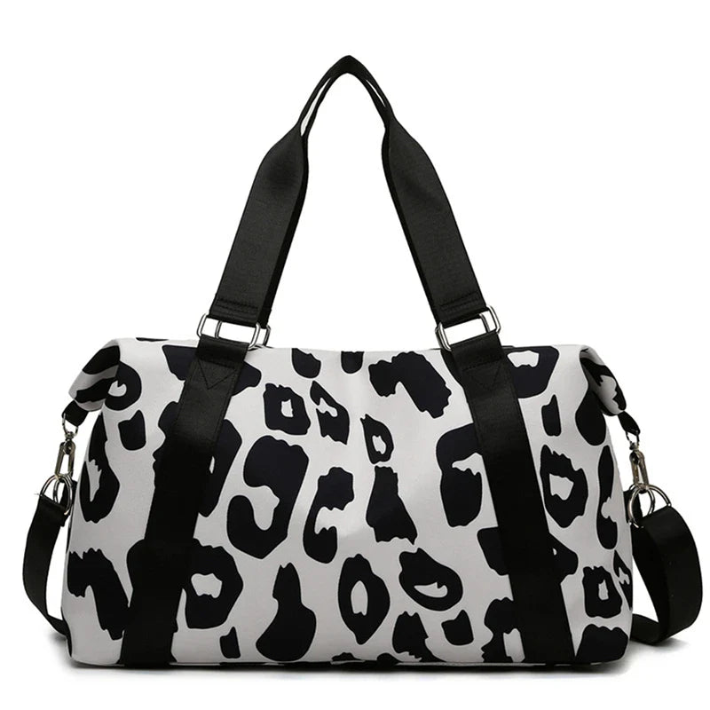 Savannah | Large Capacity Leopard Sports Weekender Travel Duffle Bag