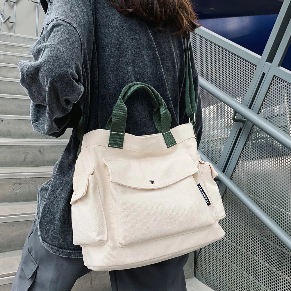 Sophia | Women's Simple Canvas Crossbody Messenger Sling Bag