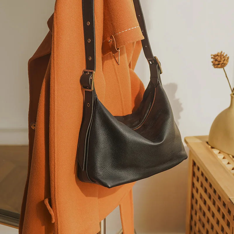 Sophia | Women's Retro Cowhide Crossbody Messenger Bag