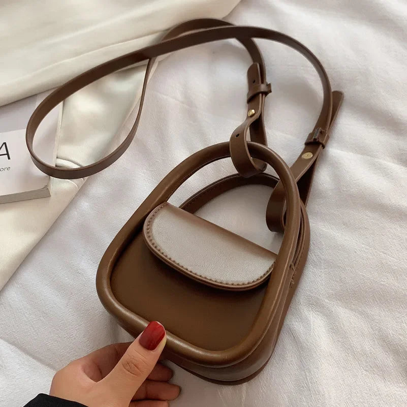 Emma | Women's Mini Vintage Crossbody Sling Saddle Bag