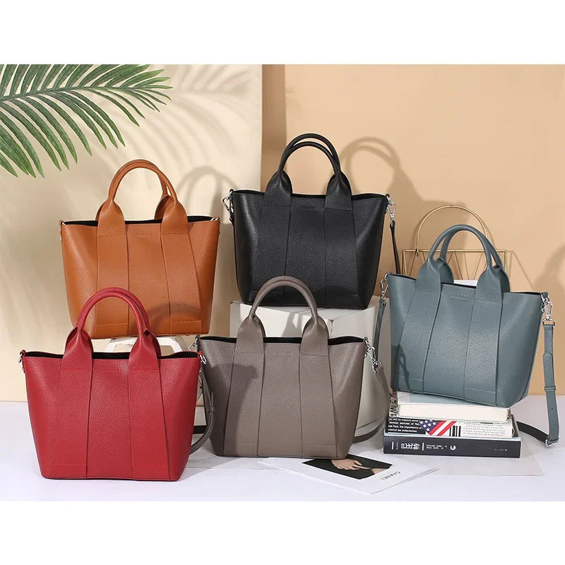 Elena | Women's Minimalist Leather Crossbody Sling Handbag