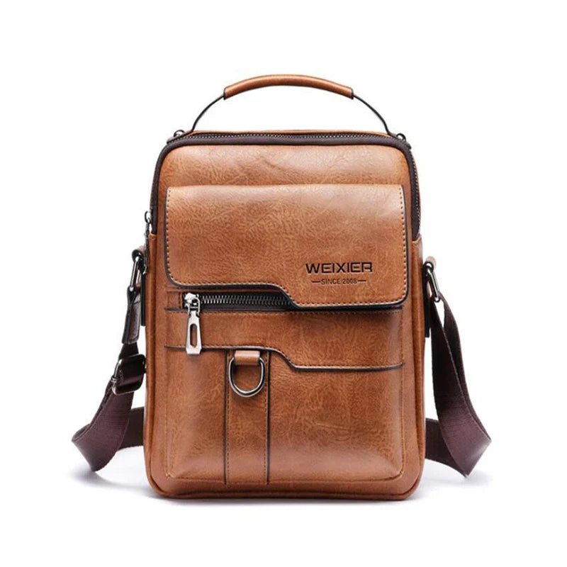 Kevin | Men's PU Leather Small Crossbody Messenger Bag
