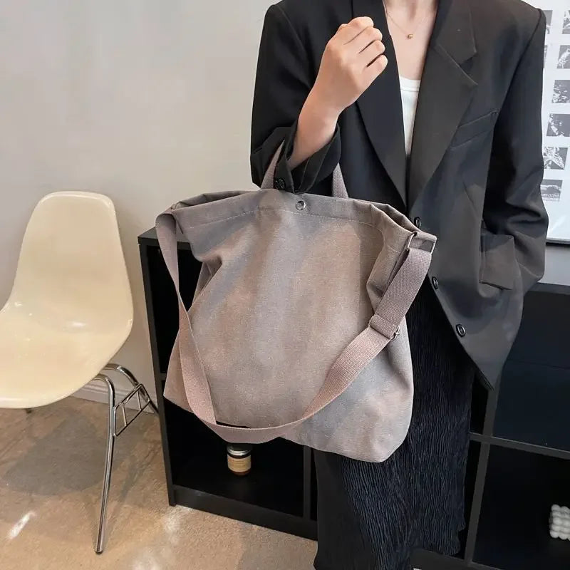Emma | Women's Versatile Canvas Crossbody Messenger Tote Bag