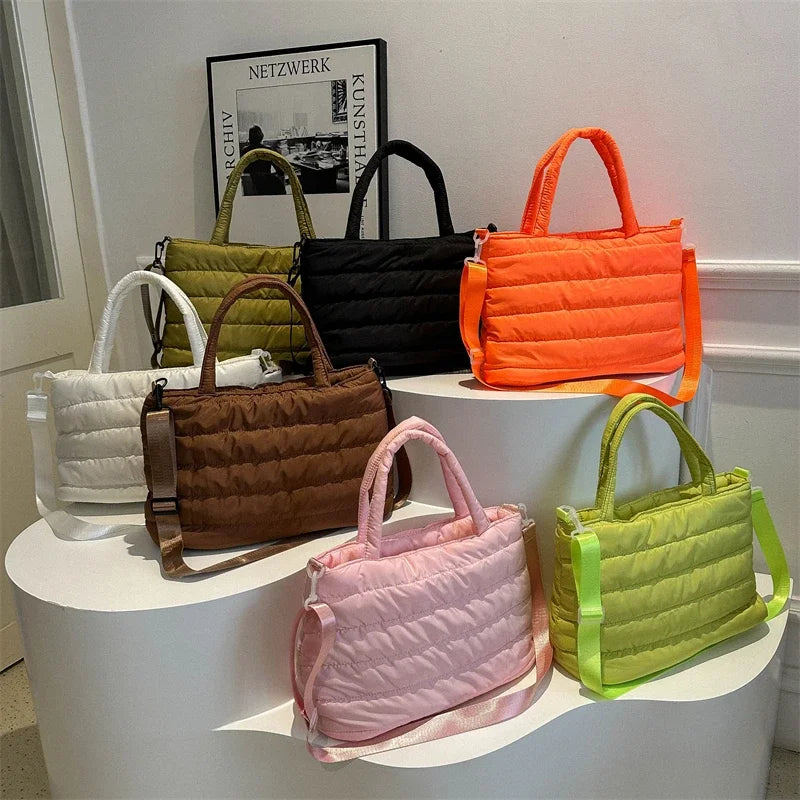 Women's Padded Casual Crossbody Shoulder Handbag
