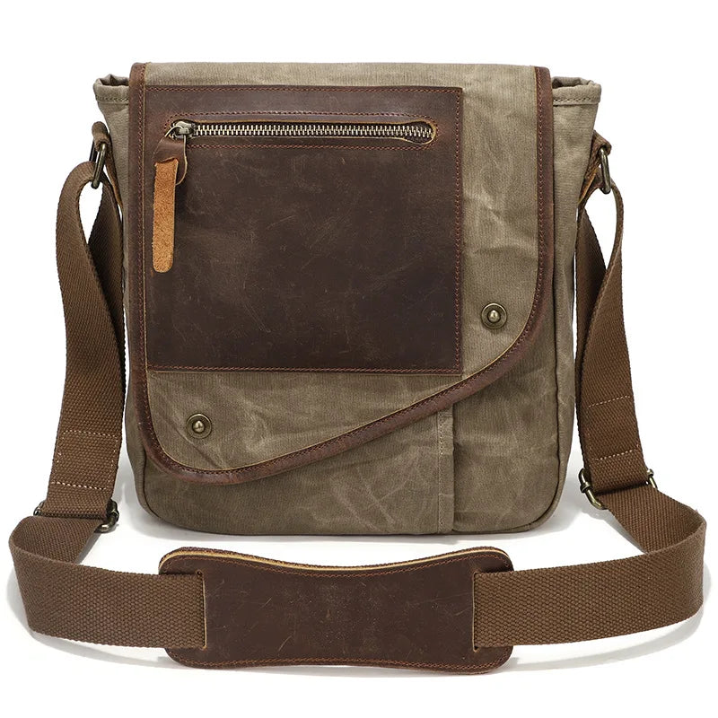 Sebastian | Vintage Canvas Men's Crossbody Messenger Bag