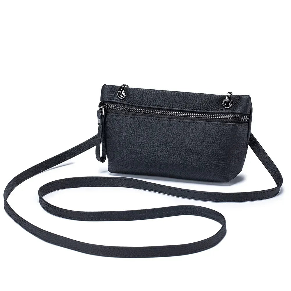 Sophia | Women's Small Compact Faux Leather Crossbody Sling Handbag