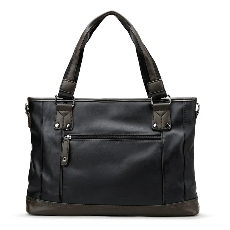 Logan | Stylish Men’s PU Leather Travel Crossbody Messenger Bag