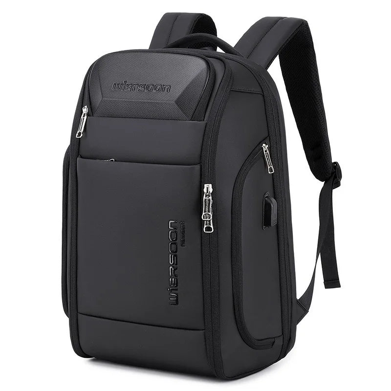 Logan | Men's Large Capacity Travel Hiking Rucksack Laptop Backpack with USB Charging Port