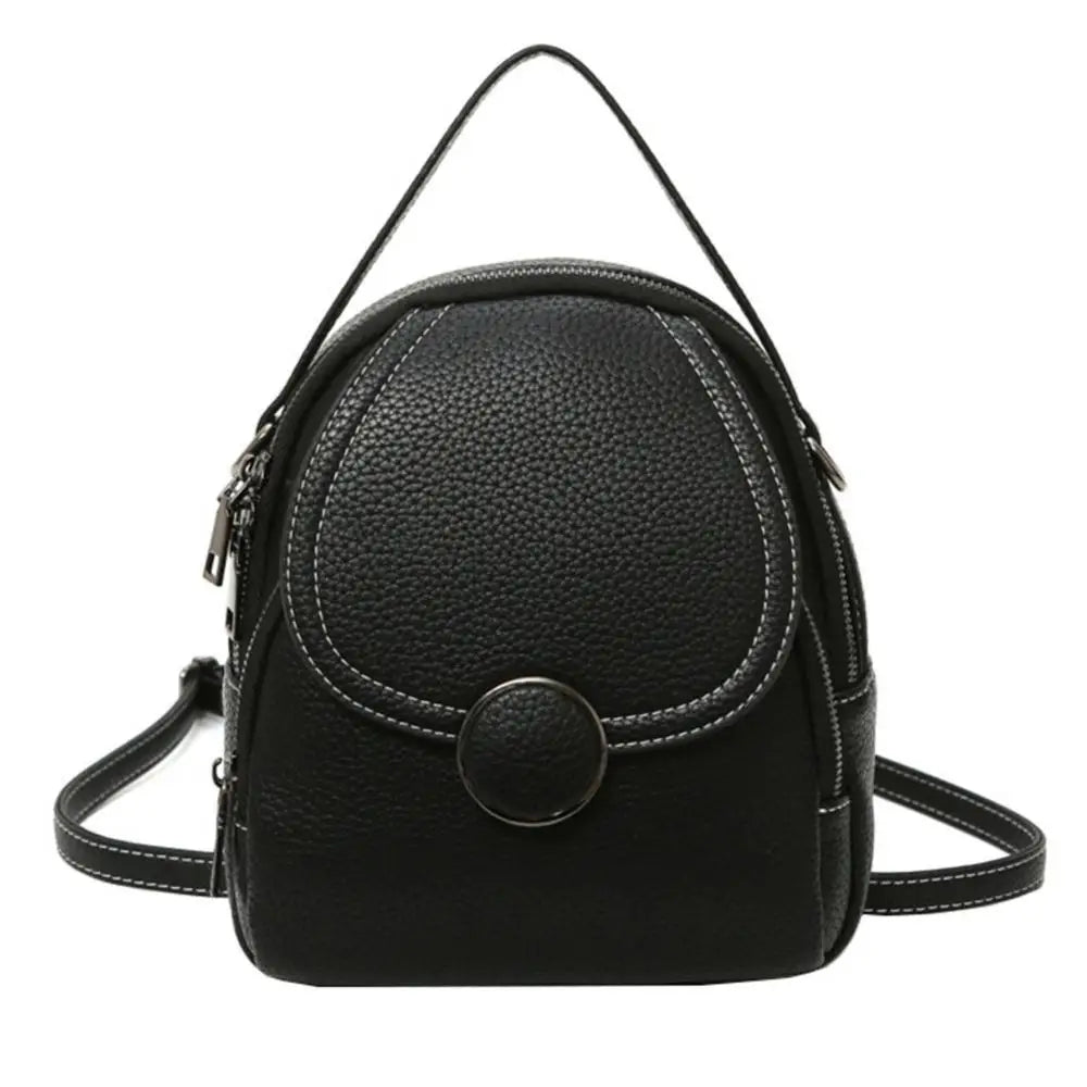 Ava | Women's Mini Flap Leather Crossbody Sling Handbag Backpack with Top Handle