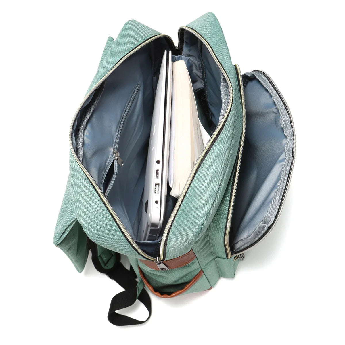 Allen | Vintage Canvas Casual School Travel Laptop Backpack