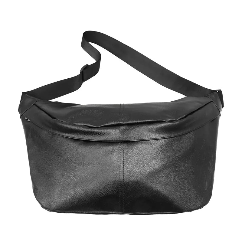 Mason | Men's Retro Leather Large Crossbody Chest Travel Bag