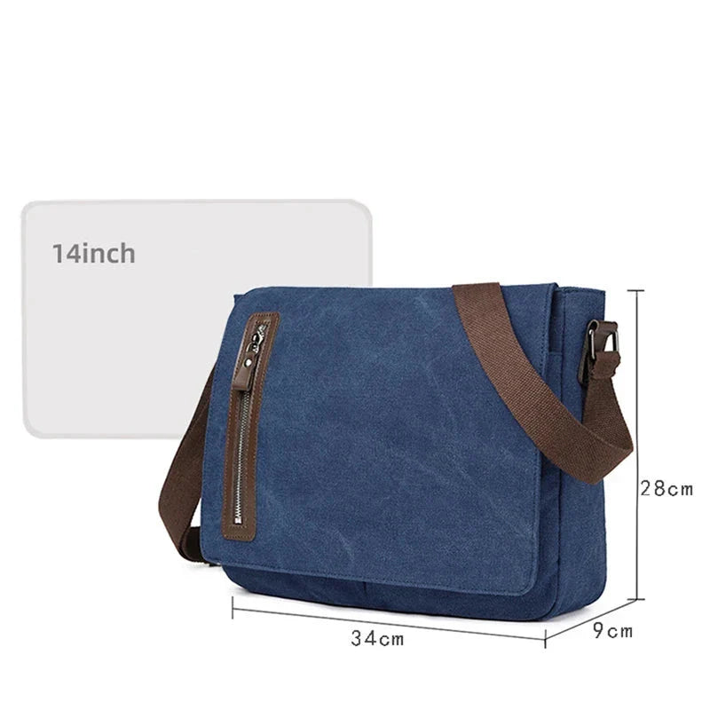 Jasper | Men's Vintage Canvas Crossbody Messenger Bag