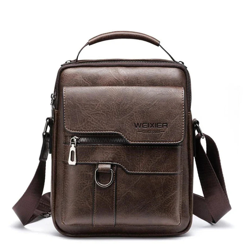 Kevin | Men's PU Leather Small Crossbody Messenger Bag