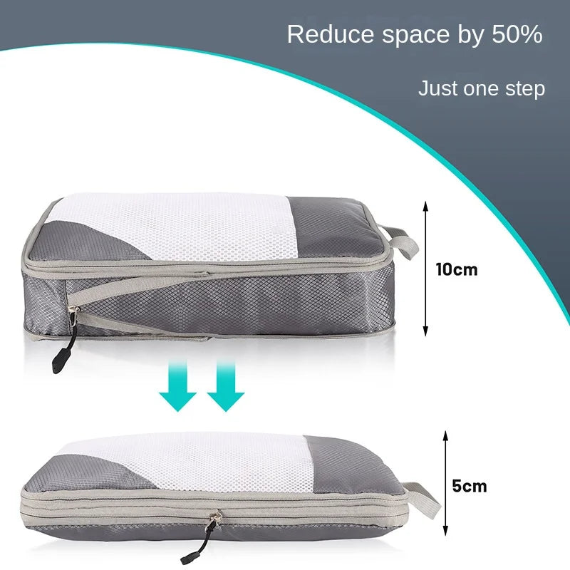 Sophia | 3-Piece Set Expandable Compression Packing Cubes for Travel & Luggage Organisation