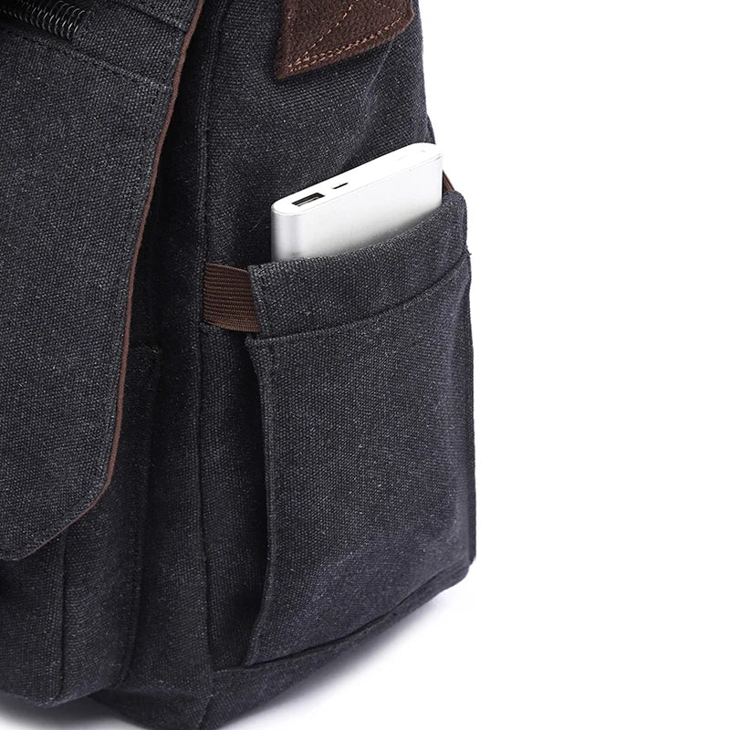 Aiden | Waterproof Canvas Men's Crossbody Messenger Bag